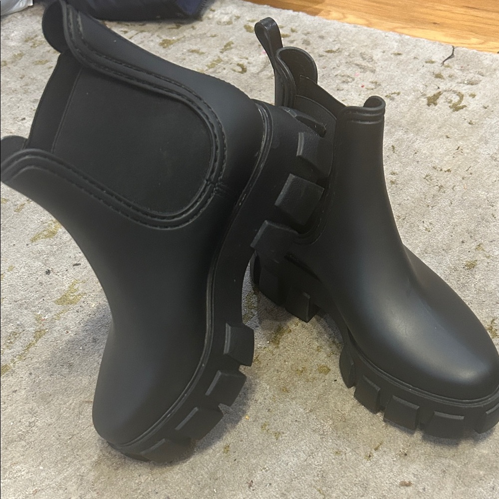 Jeffrey Campbell Black Ankle Boots